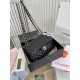 CHANEL Classic Flap CF Small Bag Black Silver Chain