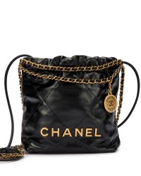 Chanel 22 Mini Bag Golden Chain