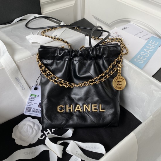 Chanel 22 Mini Bag Golden Chain