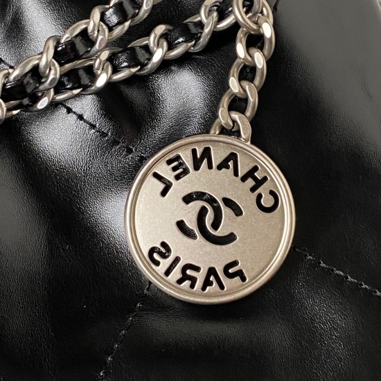 Chanel 22 Mini Bag Silver Chain