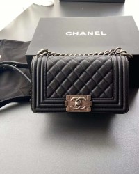 Chanel BOY Handbag Small Black