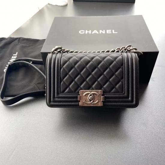 Chanel BOY Handbag Small Black