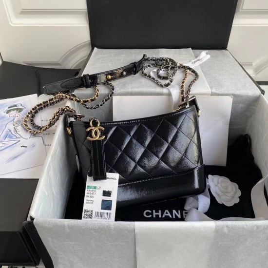 Chanel Gabrielle Hobo Bag Black