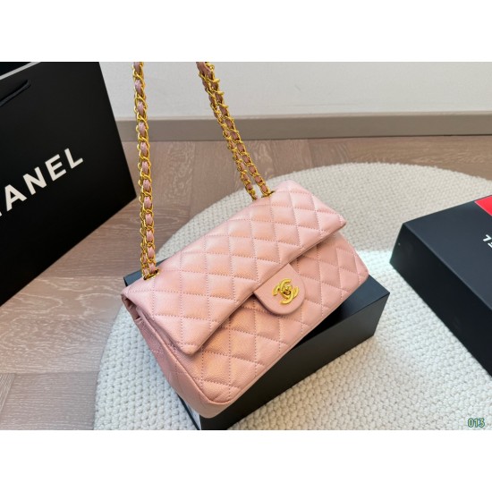 CHANEL Classic Flap CF Small Bag Pink