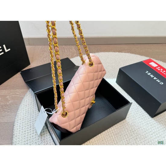 CHANEL Classic Flap CF Small Bag Pink