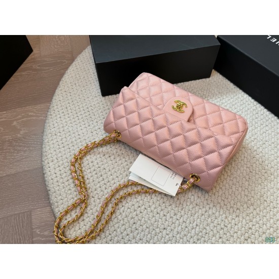 CHANEL Classic Flap CF Small Bag Pink