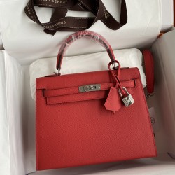 Hermes Kelly 25 Red