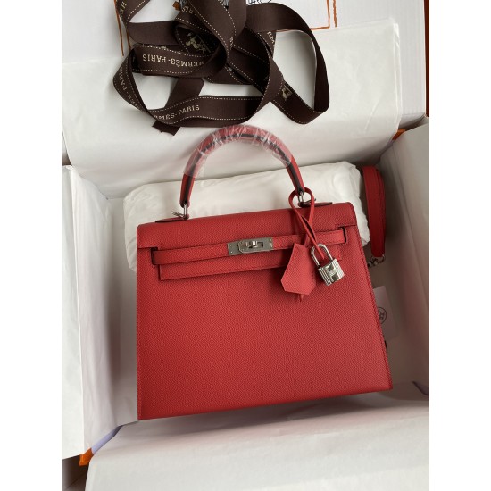 Hermes Kelly 25 Red