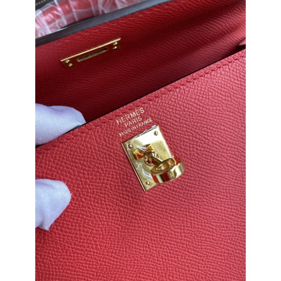 Hermes Kelly 25 Red