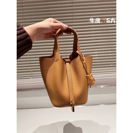 Hermes Picotin 18 Brown