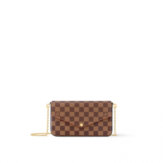 Félicie Pochette Damier Ebene N40492