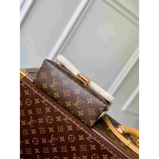 Locky BB Cashmere Monogram 21cm brown M46318