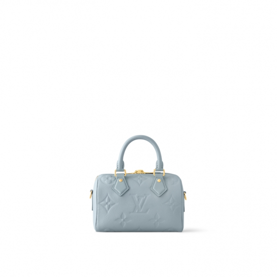 Speedy Bandoulière 20 Blue Hour Monogram Empreinte Leather M46484