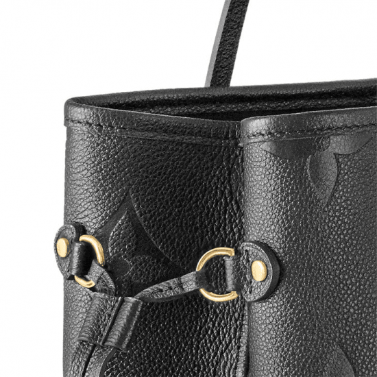 Neverfull MM Black Monogram Empreinte Leather M45685