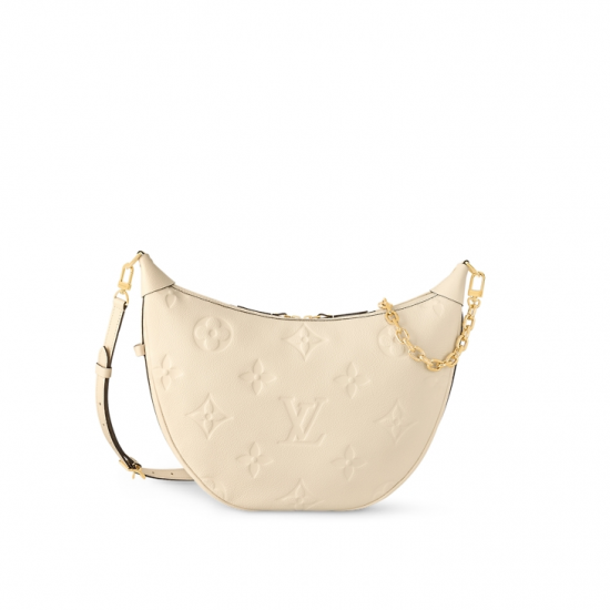 Loop Hobo Cream Monogram Empreinte Leather M46739