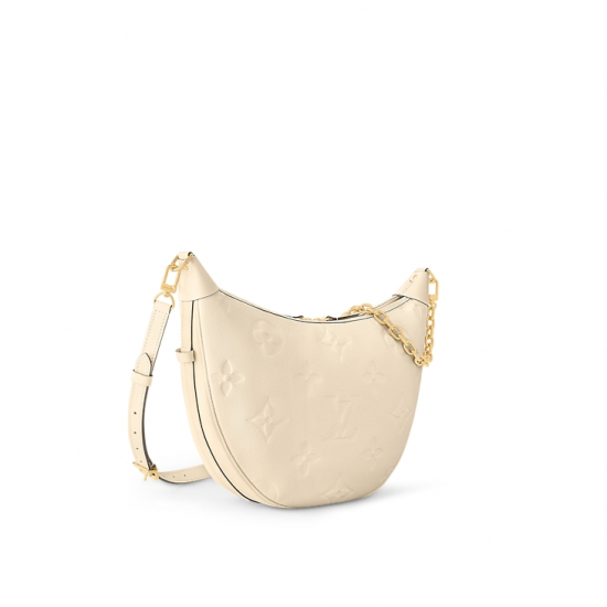 Loop Hobo Cream Monogram Empreinte Leather M46739