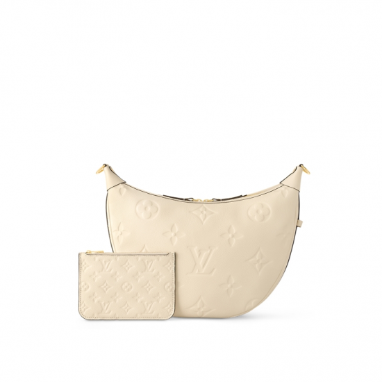 Loop Hobo Cream Monogram Empreinte Leather M46739