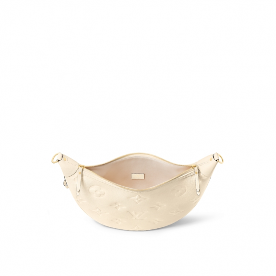 Loop Hobo Cream Monogram Empreinte Leather M46739