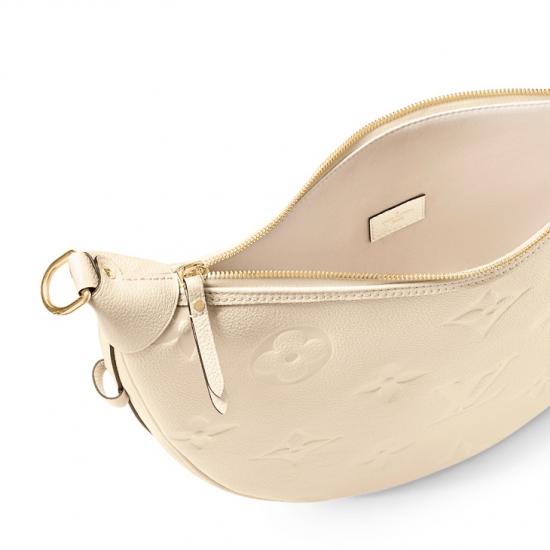 Loop Hobo Cream Monogram Empreinte Leather M46739