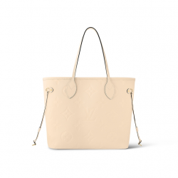 Neverfull MM Cream Monogram Empreinte Leather M46676