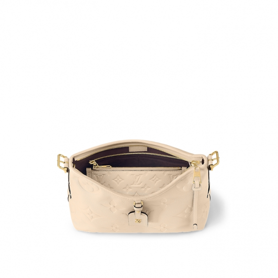 CarryAll PM Cream Monogram Empreinte Leather M46293