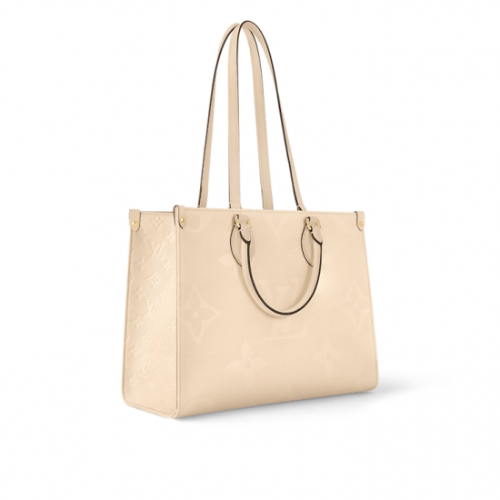 OnTheGo MM Cream Monogram Empreinte Leather M46531