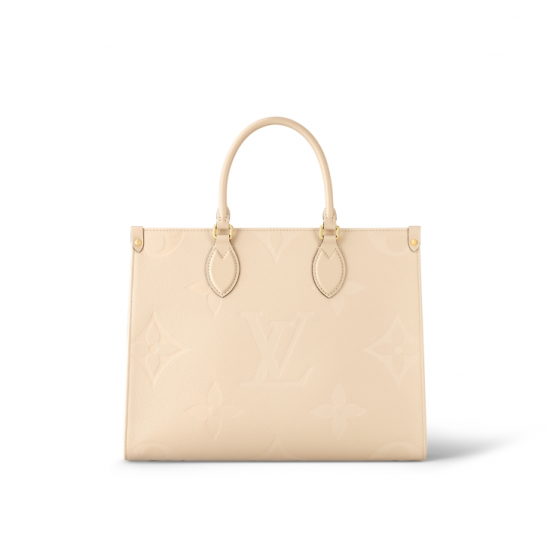 OnTheGo MM Cream Monogram Empreinte Leather M46531