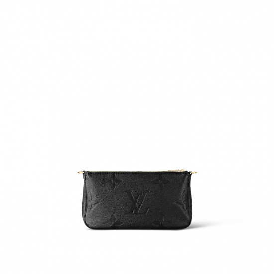 Multi Pochette Accessoires Black Monogram Empreinte Leather M80399