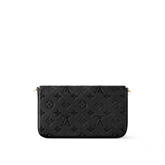 Félicie Pochette Black Monogram Empreinte Leather M82477