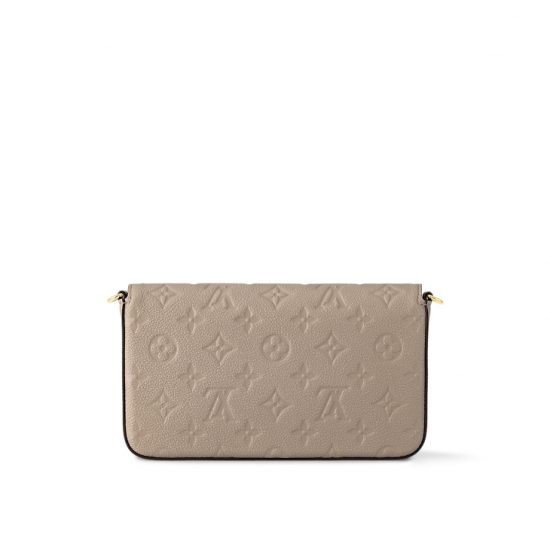 Félicie Pochette Turtledove Monogram Empreinte Leather M82609