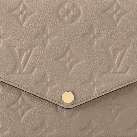 Félicie Pochette Turtledove Monogram Empreinte Leather M82609