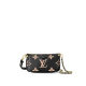 Multi Pochette Accessoires BlackBeige Bicolor Monogram Empreinte Leather M45777