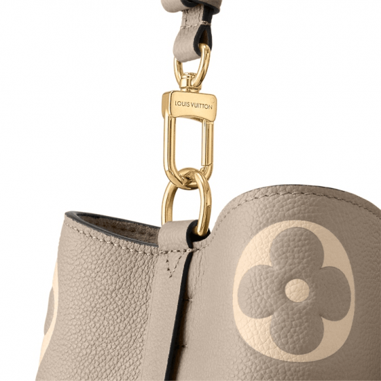 NéoNoé MM DoveCream Bicolor Monogram Empreinte Leather M45555