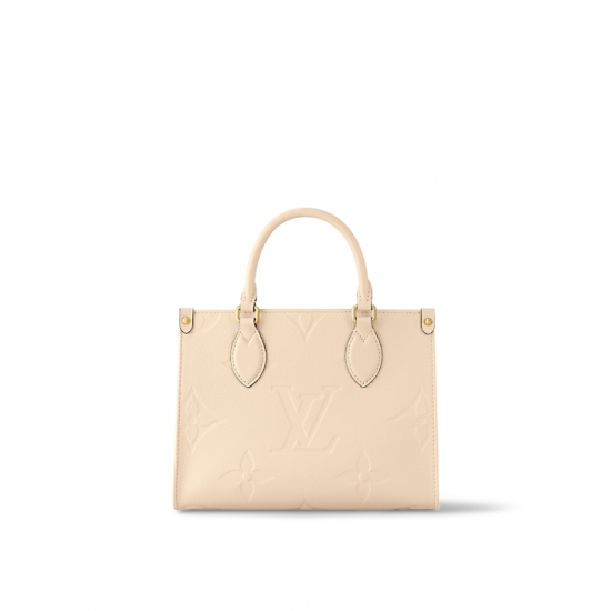 OnTheGo PM Cream Monogram Empreinte Leather M46569