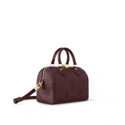 Speedy Bandoulière 25 Wine Monogram Empreinte Leather M46646