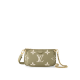 Multi Pochette Accessoires Khaki Cream Bicolor Monogram Empreinte Leather M22670