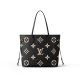 Neverfull MM BlackBeige Bicolor Monogram Empreinte Leather M58907