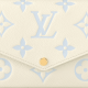 Félicie Pochette LatteCandy Blue Monogram Empreinte Leather M83025