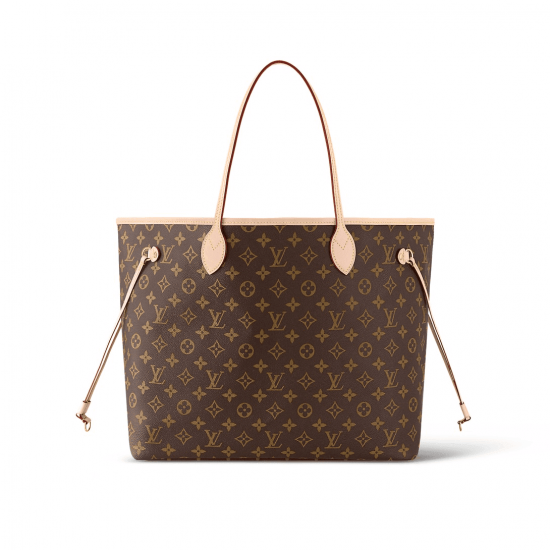 CUSTOMIZABLE Neverfull GM Beige Monogram M40990