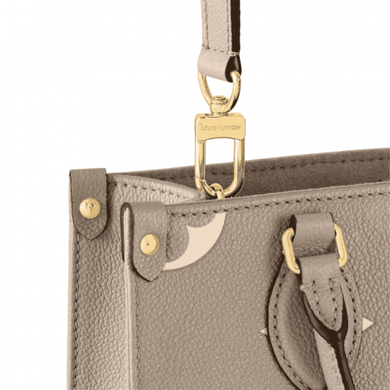 Onthego PM DoveCream Bicolor Monogram Empreinte Leather M45779