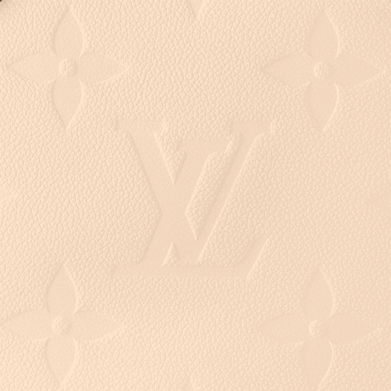 Neverfull MM Cream Monogram Empreinte Leather M46676