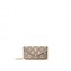 Félicie Pochette DoveCream Monogram Empreinte Leather M82610