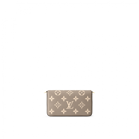 Félicie Pochette DoveCream Monogram Empreinte Leather M82610