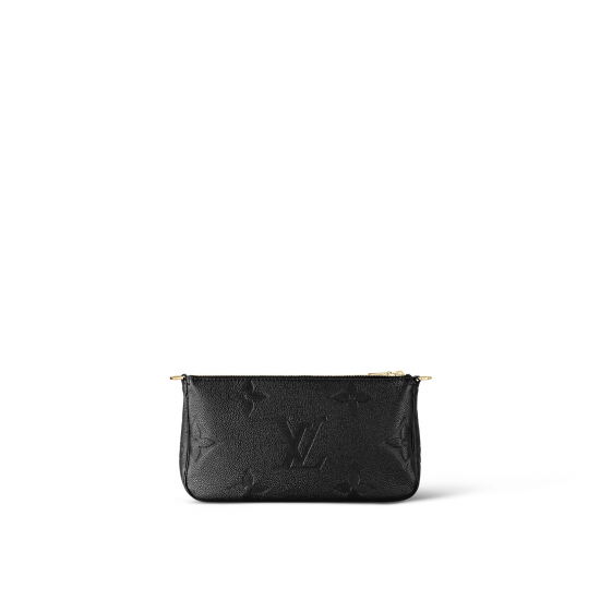 Multi Pochette Accessoires Black Monogram Empreinte Leather M80399