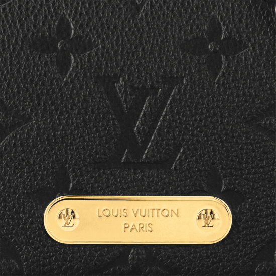 Wallet On Chain Lily Black Monogram Empreinte Leather M46919