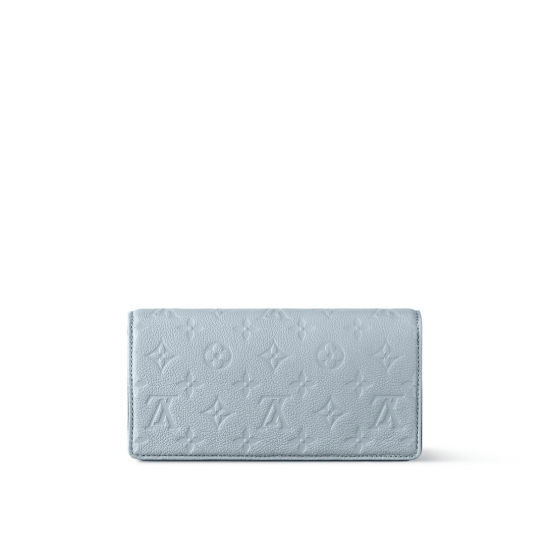 Wallet On Chain Lily Blue Hour Monogram Empreinte Leather M83233