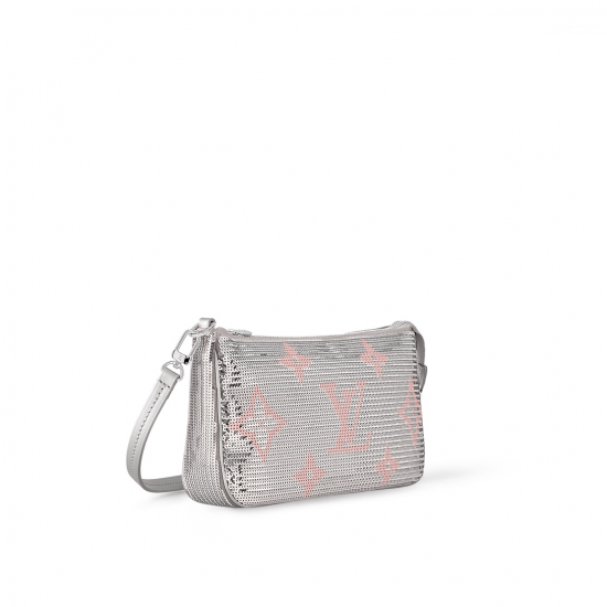 Pochette Accessoires Silver M23351