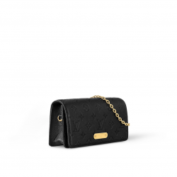 Wallet On Chain Lily Black Monogram Empreinte Leather M46919