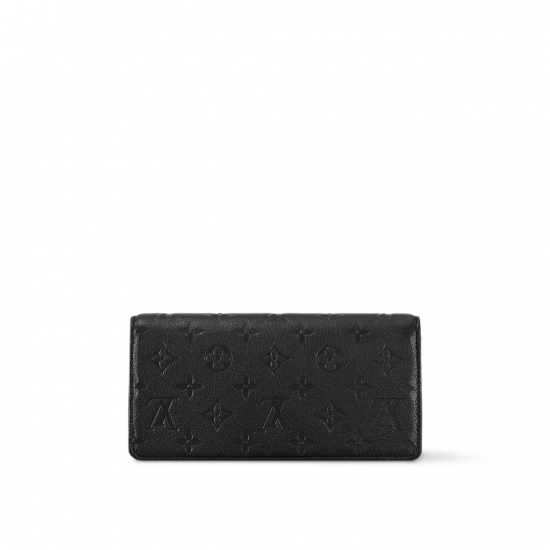 Wallet On Chain Lily Black Monogram Empreinte Leather M46919