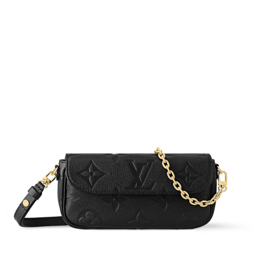 Wallet On Chain Ivy Black Monogram Empreinte Leather M82154